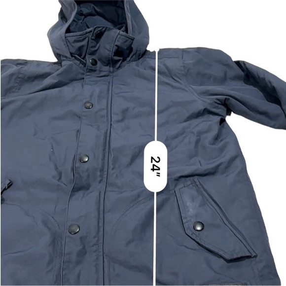 Burton Boys Dubloon Navy snowboarding ski winter coat jacket size large - Picture 4 of 12